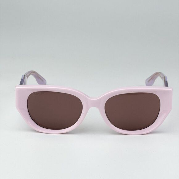 NEW Gucci GG1532SA 004 Pink Brown Unisex Cat Eye Sunglasses GG 1532SA - Picture 4 of 10